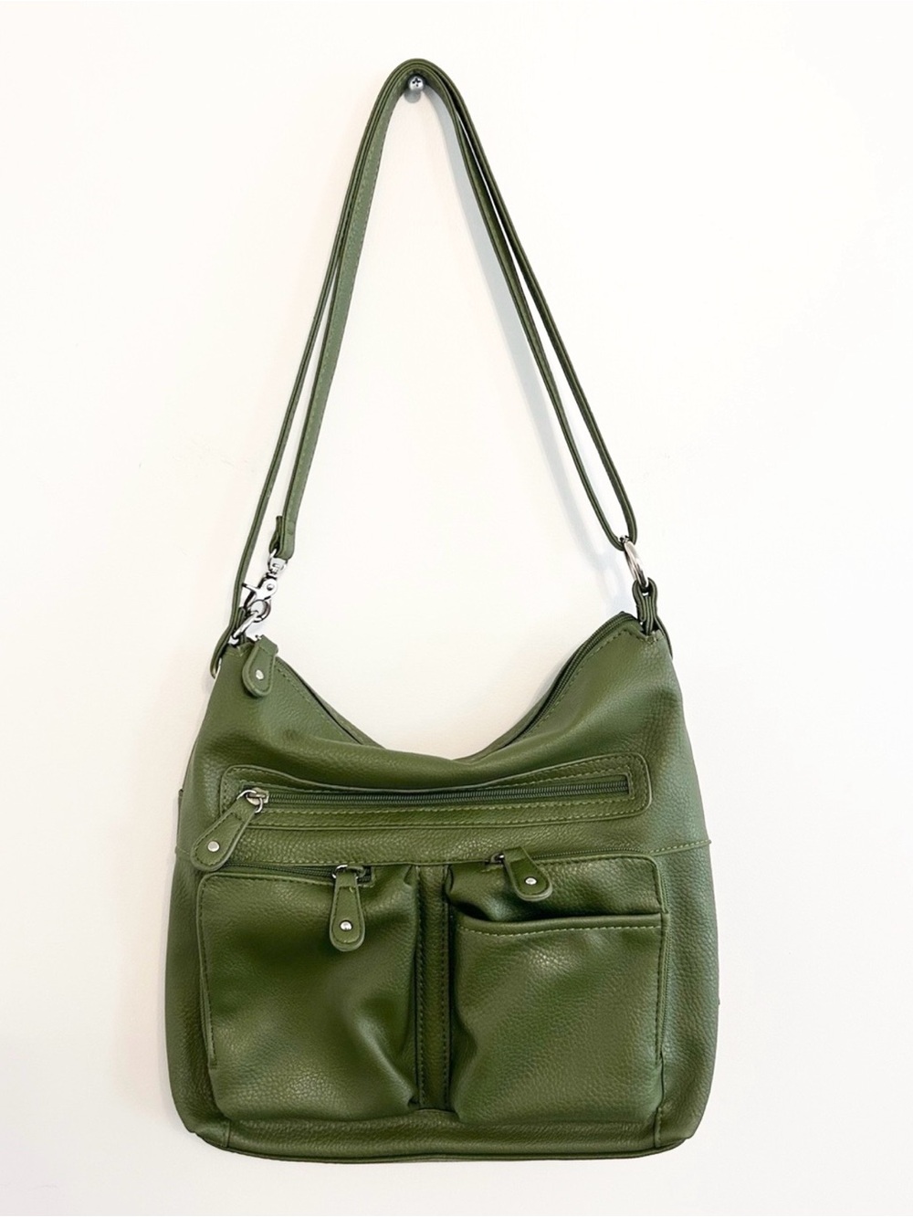 Multisac Olive Green Shoulder Bag